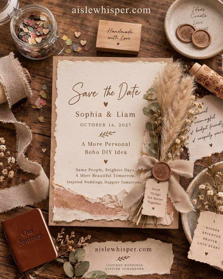 DIY Save The Date Invitation Ideas That Feel Personal
