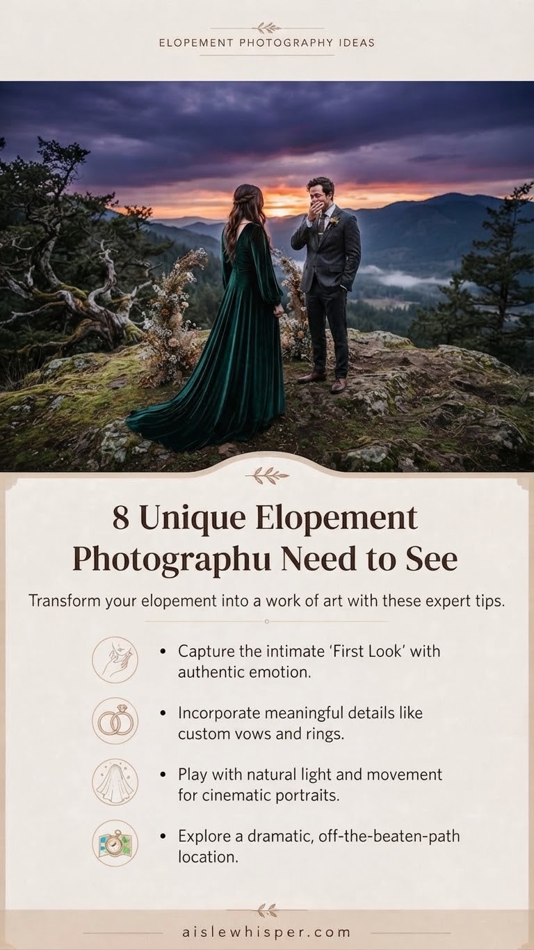 8 Unique Elopement Photography Ideas You Need to See