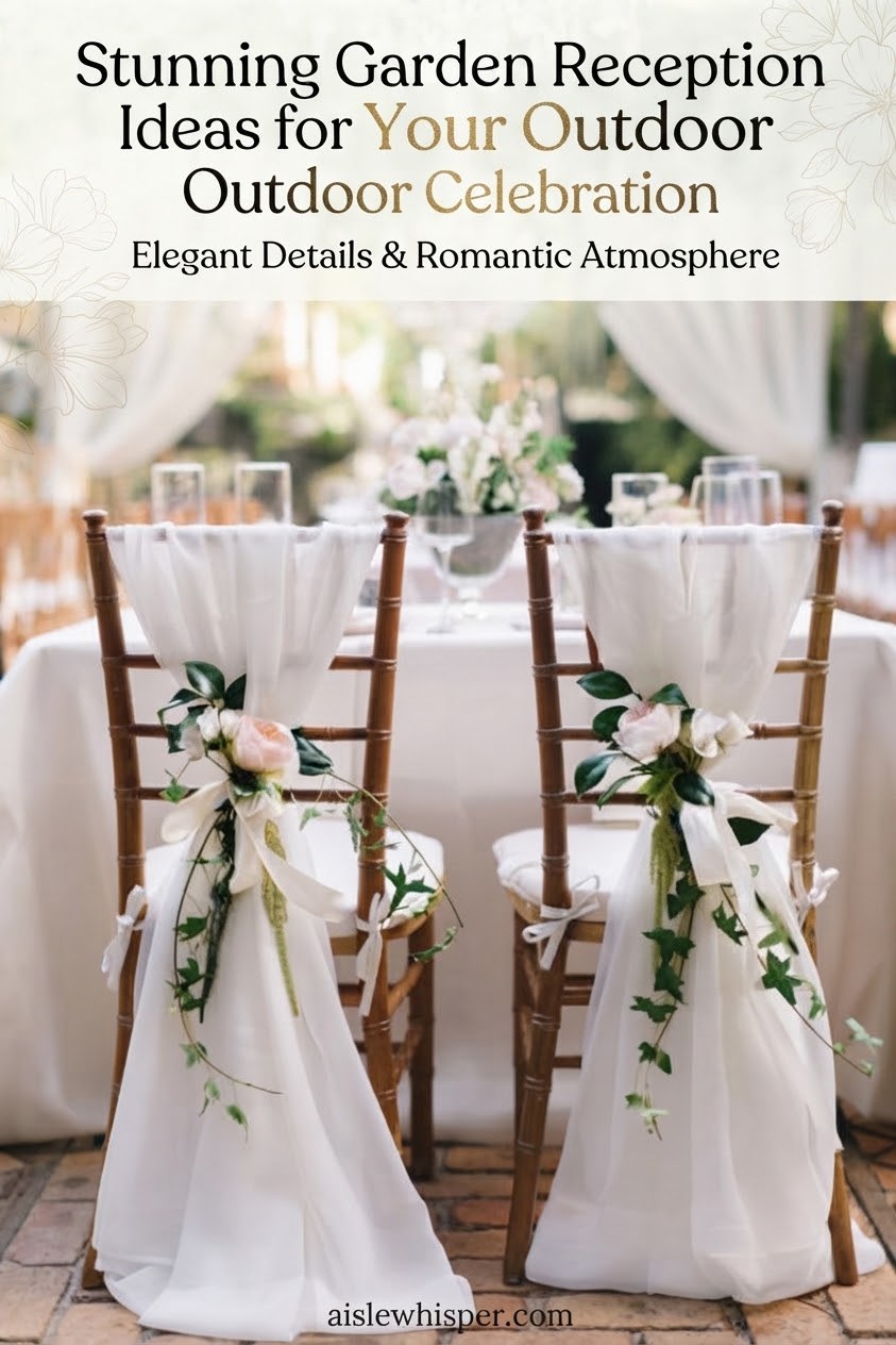 Stunning Garden Reception Ideas for Your Outdoor Celebration