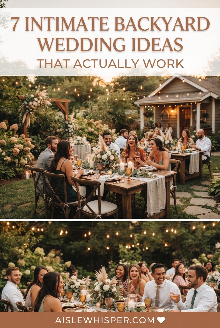 7 Intimate Backyard Wedding Ideas That Actually Work