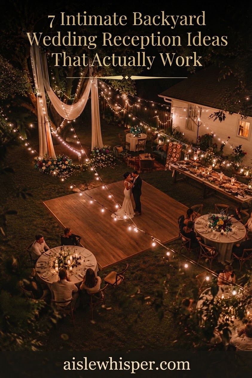 7 Intimate Backyard Wedding Reception Ideas That Actually Work