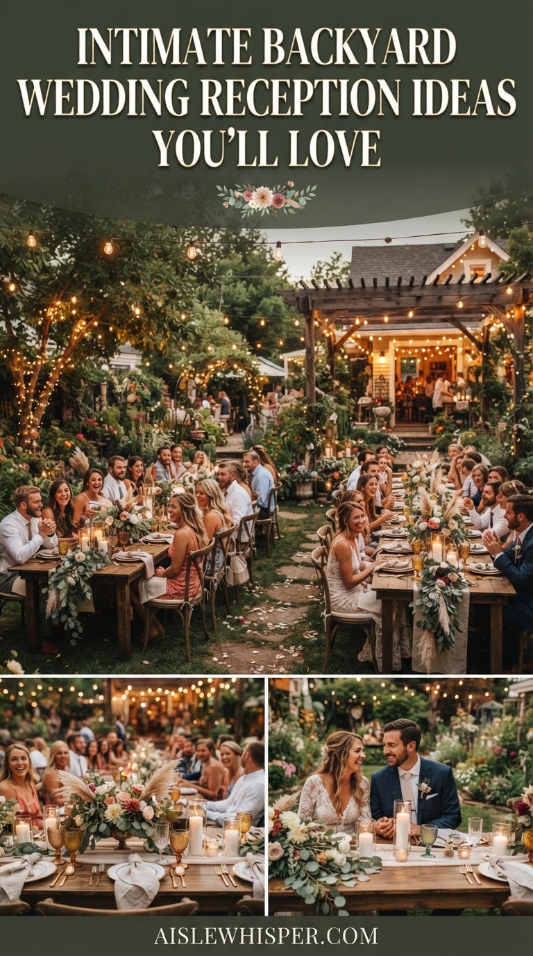Intimate Backyard Wedding Reception Ideas You’ll Love