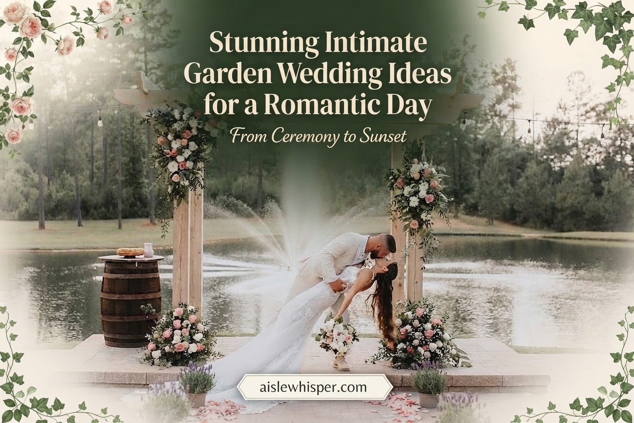 Stunning Intimate Garden Wedding Ideas for a Romantic Day