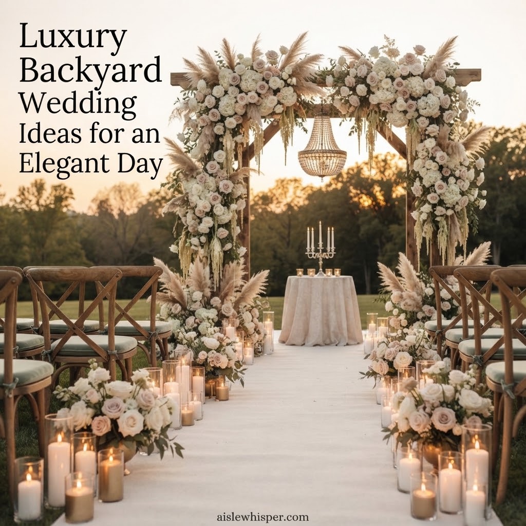 Luxury Backyard Wedding Ideas for an Elegant Day