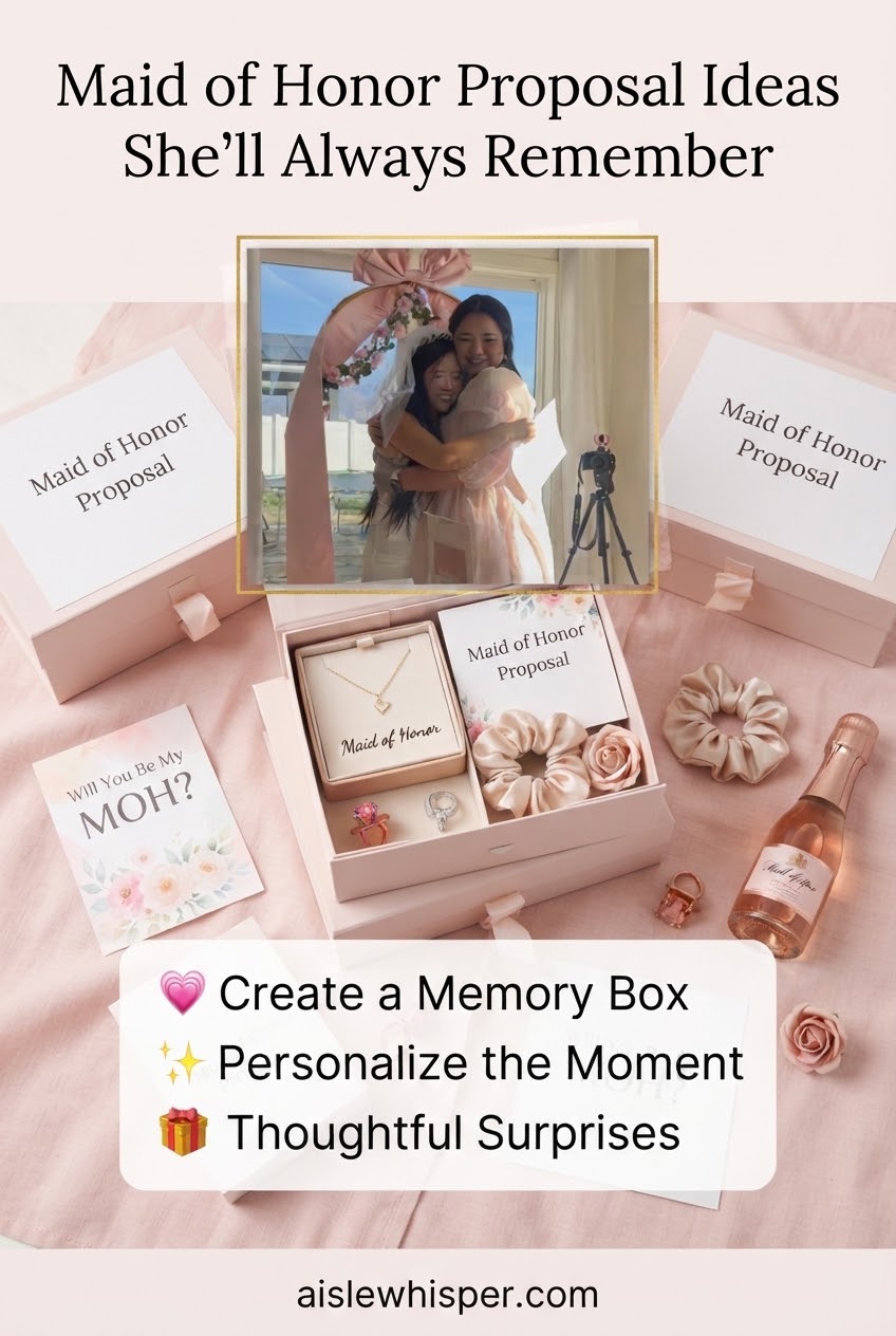 Maid of Honor Proposal Ideas She'll Always Remember