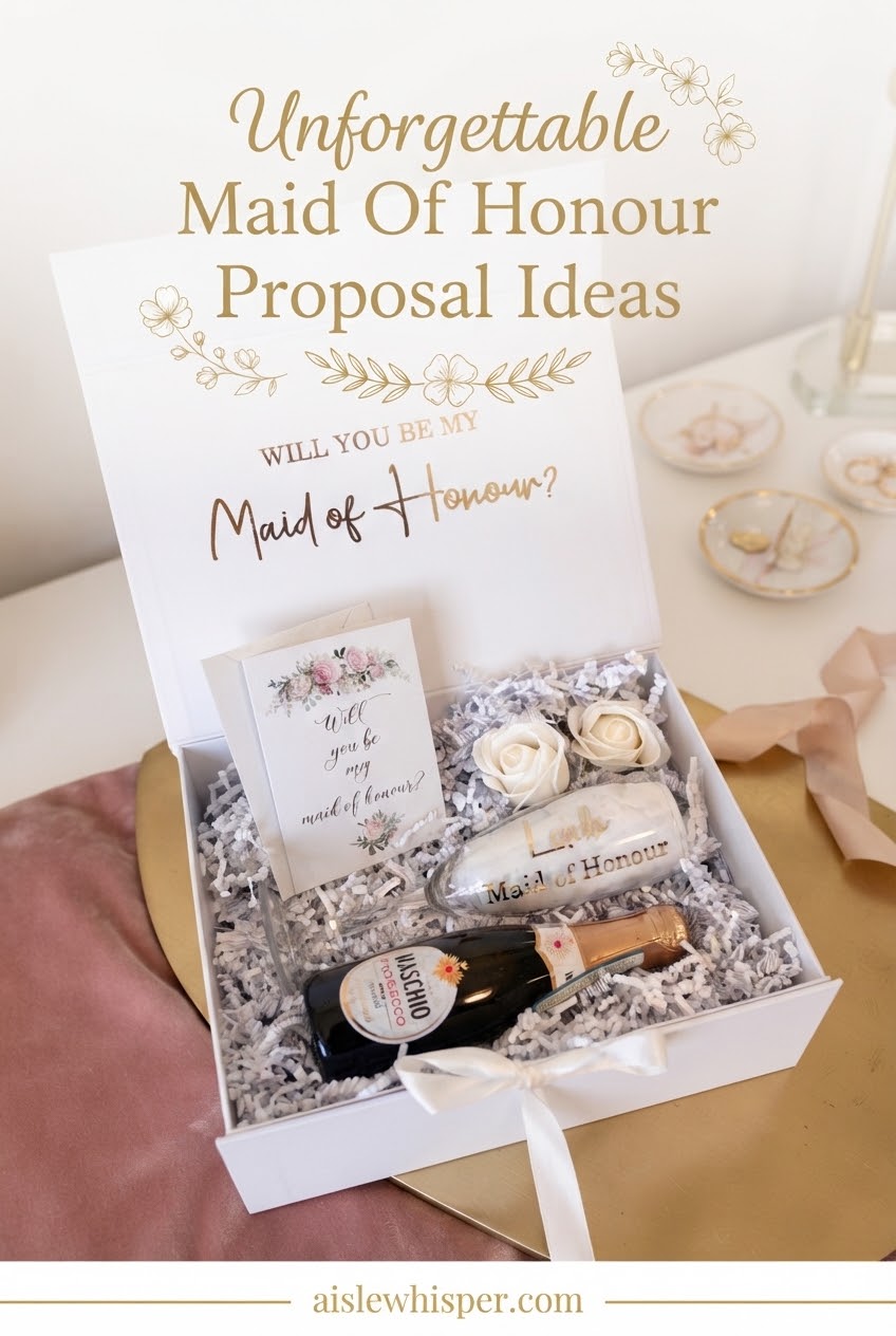 Unforgettable Maid Of Honor Proposal Ideas