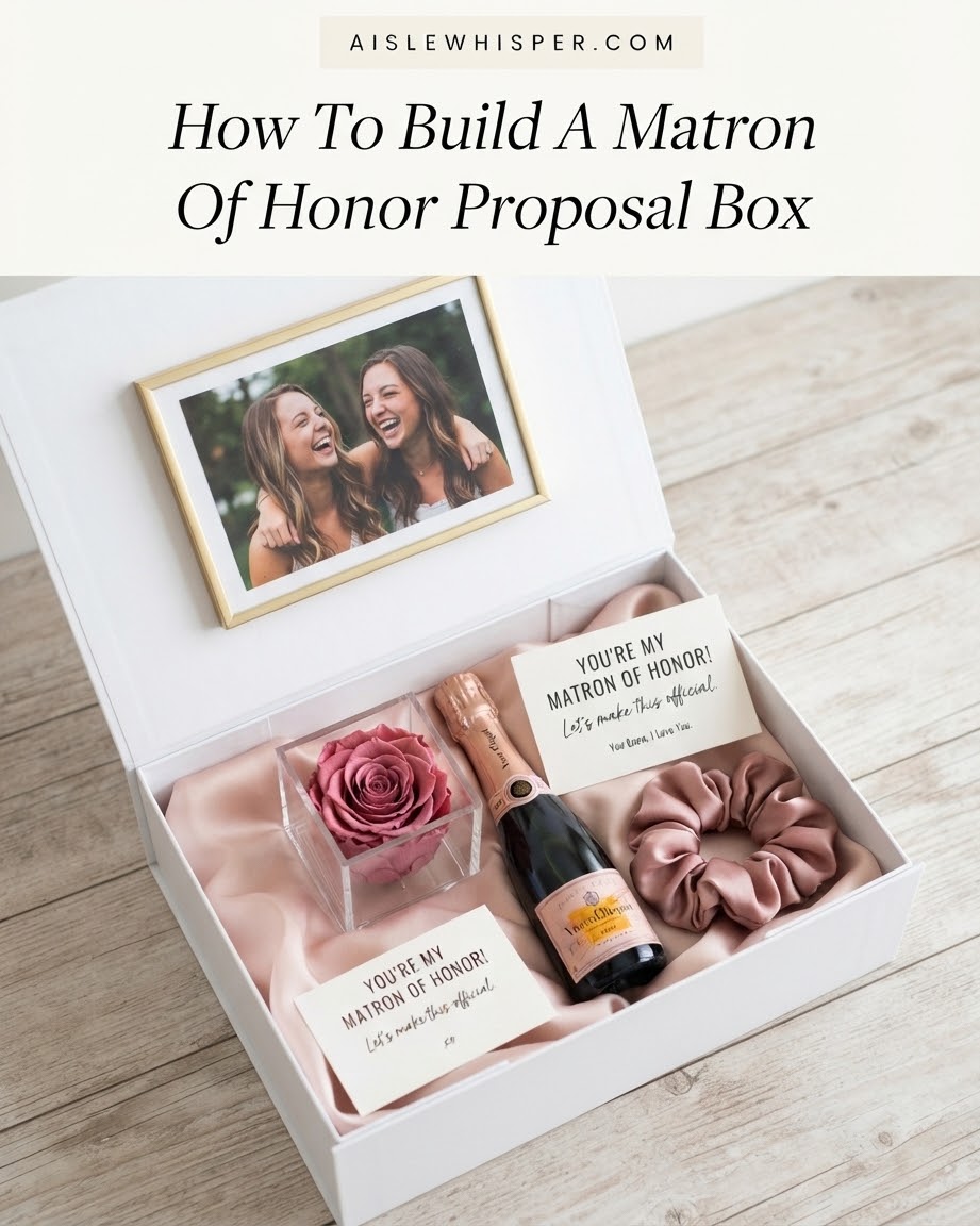 How To Build A Matron Of Honor Proposal Box