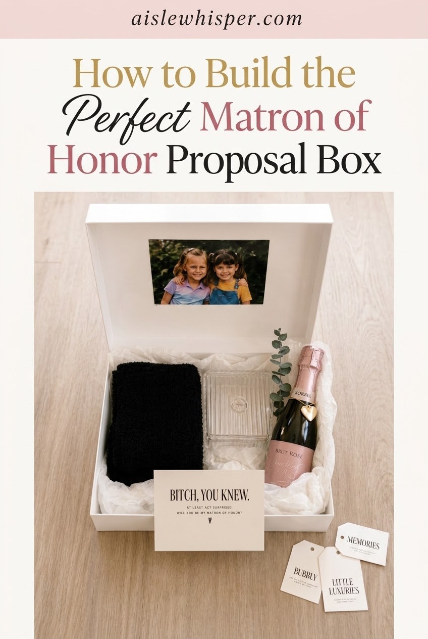 How to Build the Perfect Matron of Honor Proposal Box