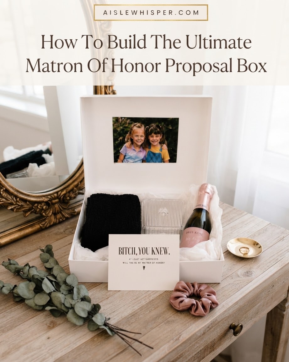 How To Build The Ultimate Matron Of Honor Proposal Box