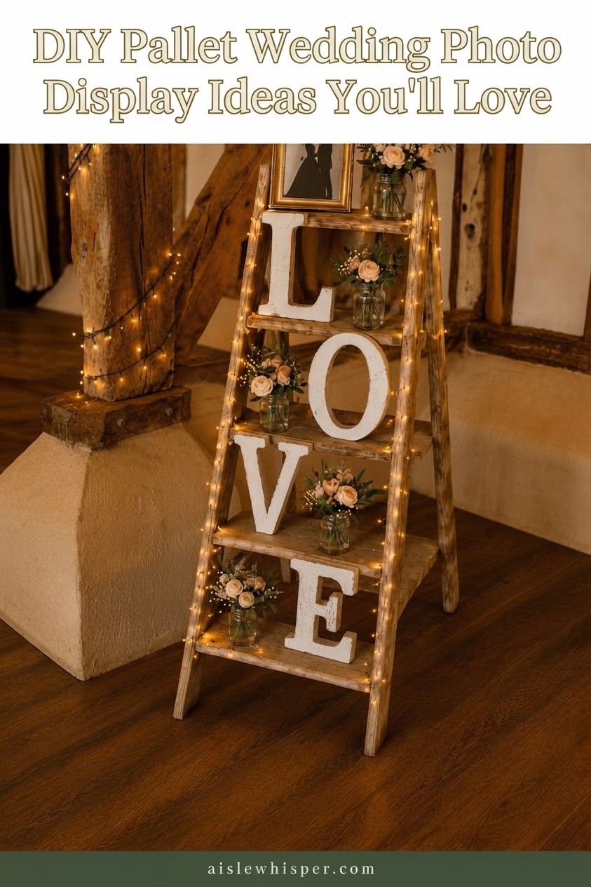 DIY Pallet Wedding Photo Display Ideas You'll Love