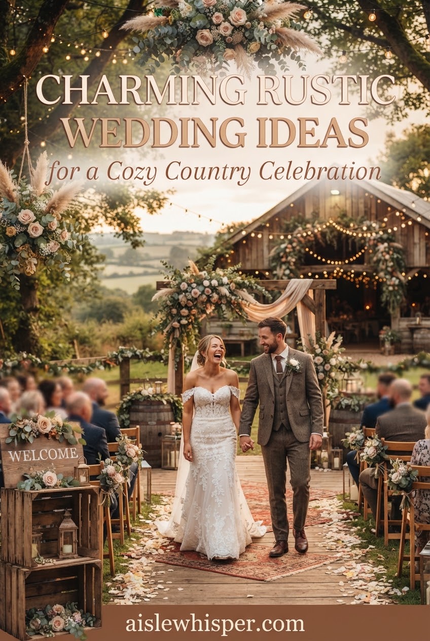 Charming Rustic Wedding Ideas for a Cozy Country Celebration
