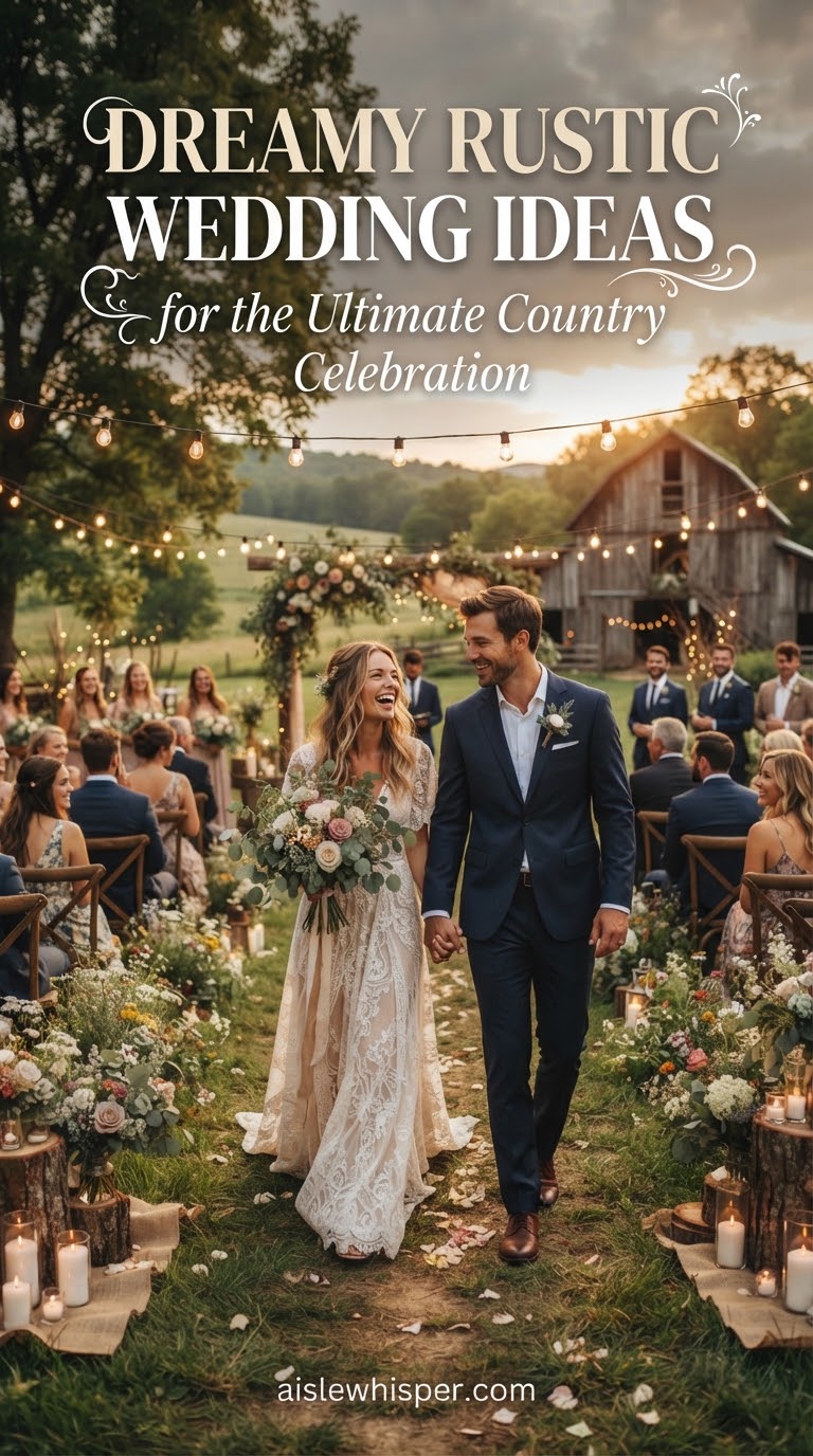 Dreamy Rustic Wedding Ideas for the Ultimate Country Celebration