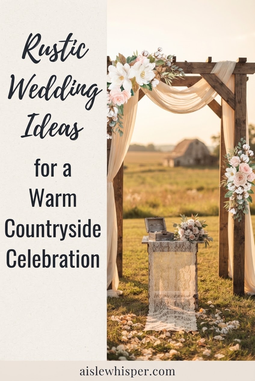 Rustic Wedding Ideas for a Warm Countryside Celebration