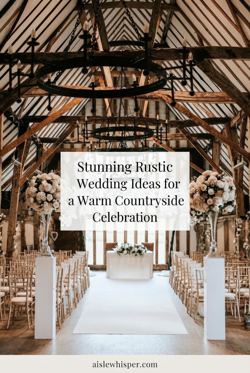 Stunning Rustic Wedding Ideas for a Warm Countryside Celebration