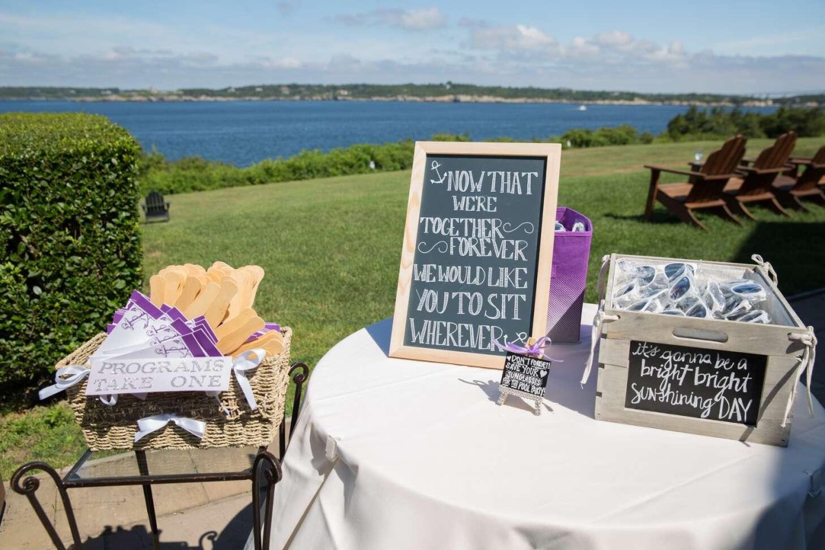 Personalized summer wedding details