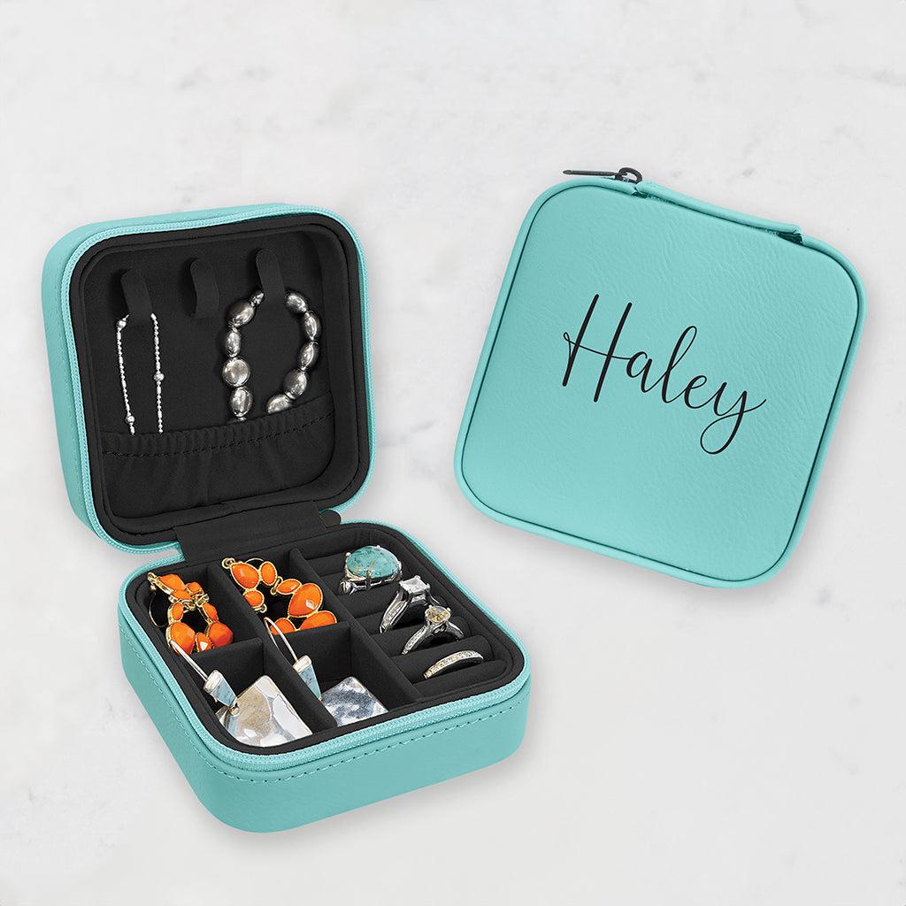 Personalized travel jewelry organizer gift