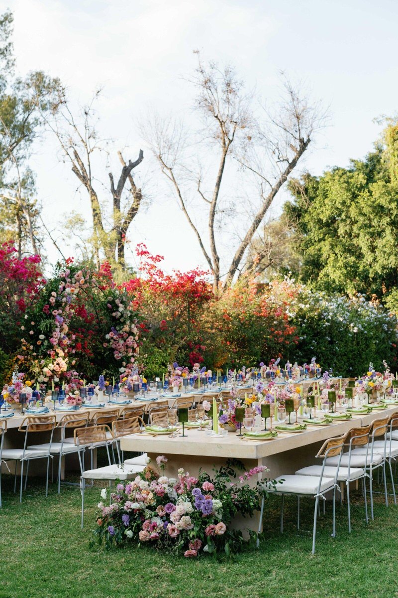 Seasonal flowers at garden celebration