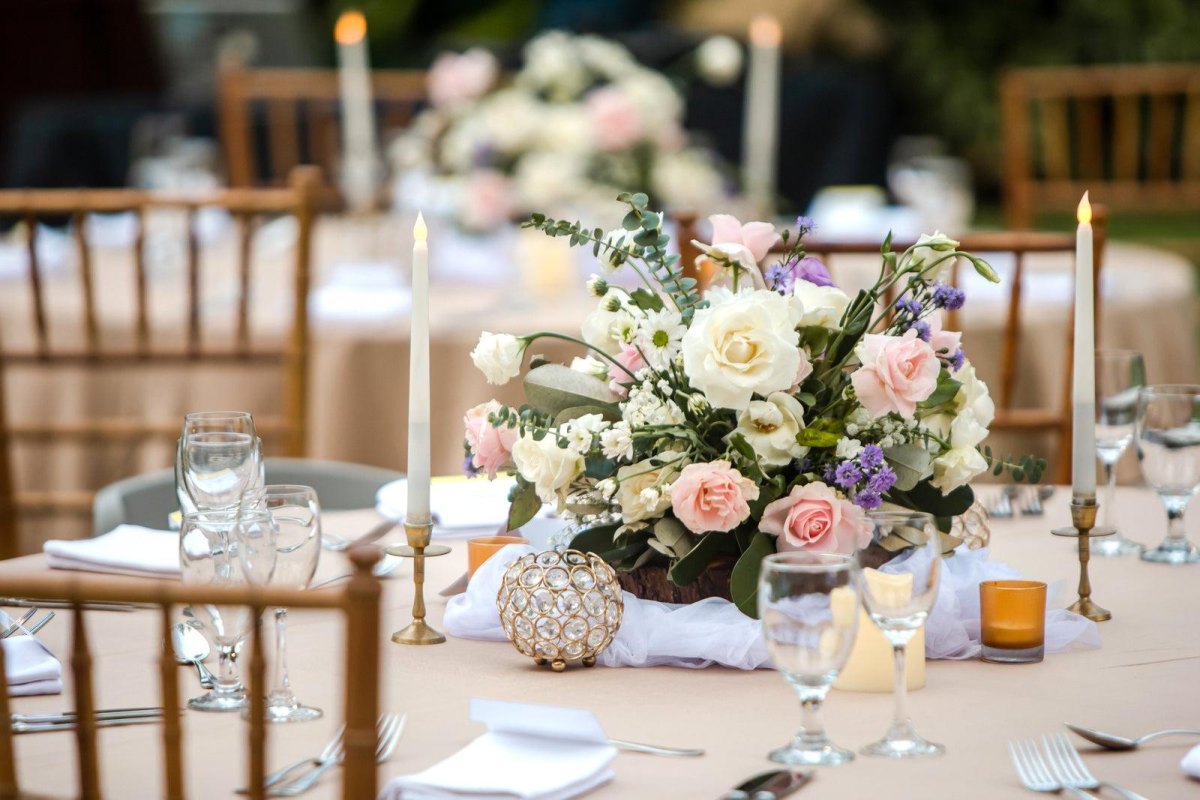 Small wedding table decorations