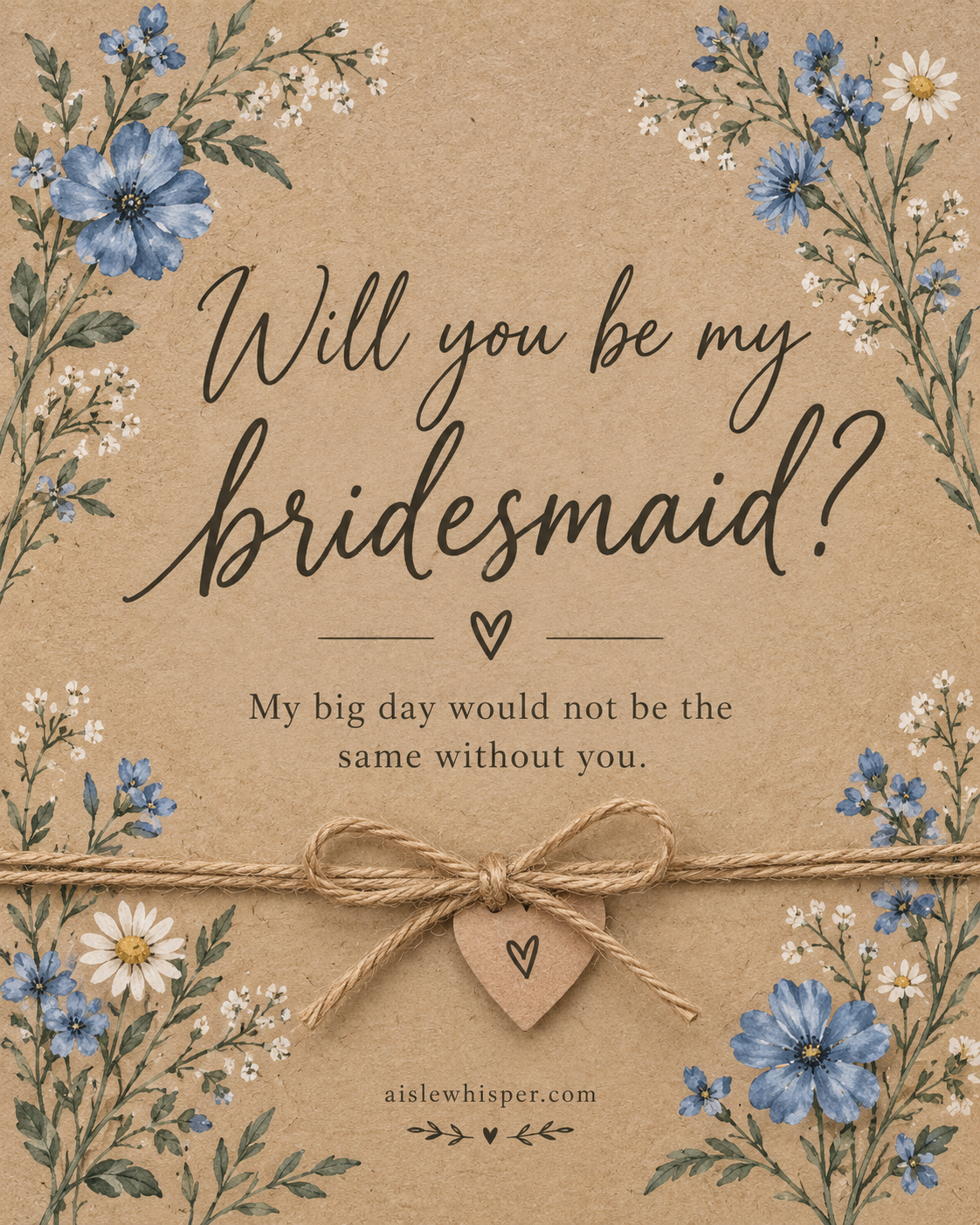 Wedding stationery and bridesmaid card setup