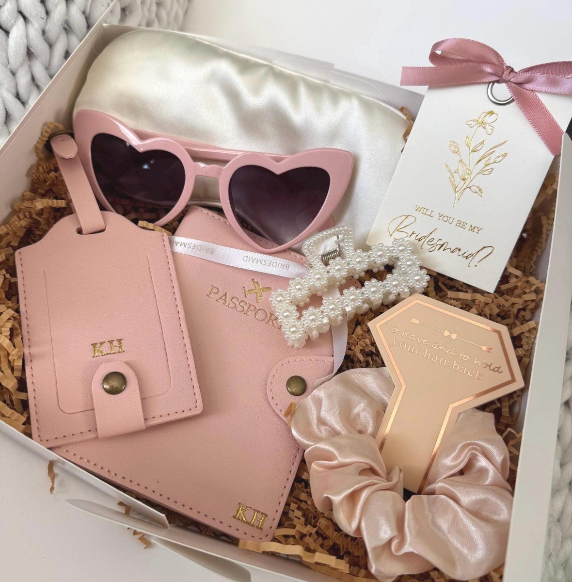 Travel-Themed Maid of Honor Proposal