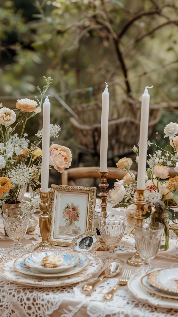 Vintage inspired small wedding