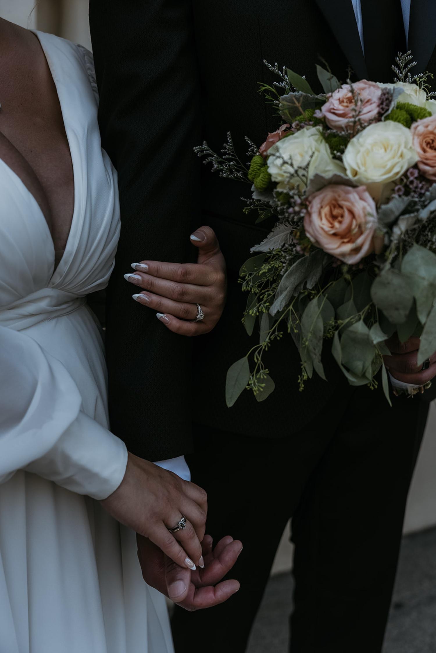 Wedding rings and elopement details