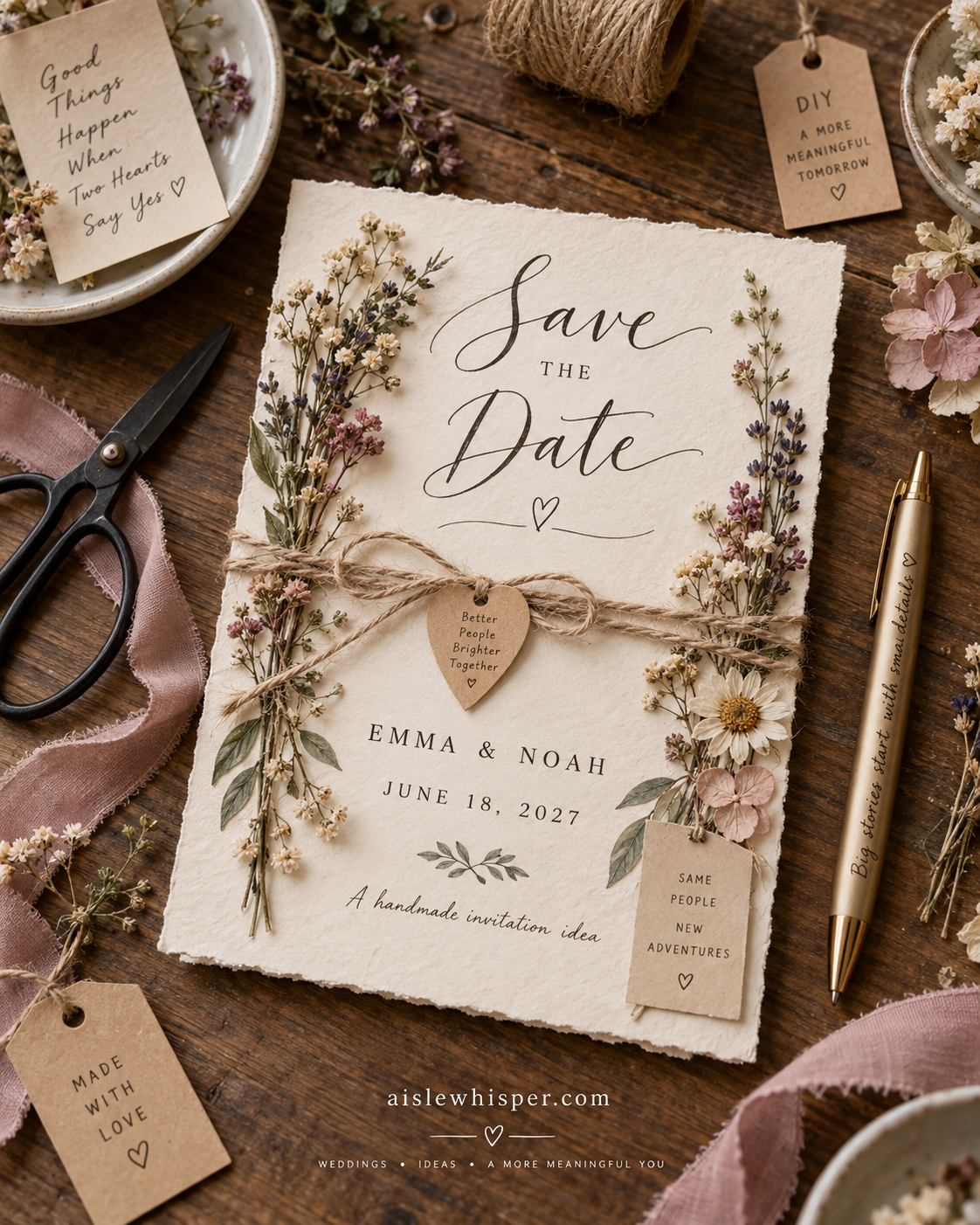 DIY Save the Date Invitation Ideas That Feel Personal